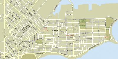 سڑک کے نقشے بوسٹن