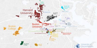 نقشہ کی بوسٹن یونیورسٹی